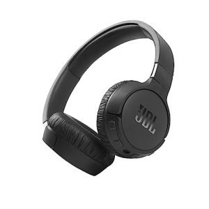 JBL Tune 660NC: Wireless On-Ear Headphones with Active Noise Cancellation - Black, Medium