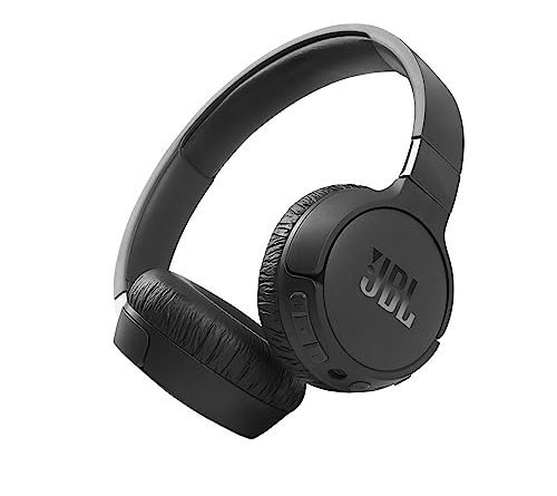 JBL Tune 660NC: Wireless On-Ear Headphones with Active Noise Cancellation - Black, Medium