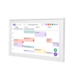 Skylight Calendar: 15 inch Digital Calendar & Chore Chart, Smart Touchscreen Interactive Display for Family Schedules - Wall Mount Included